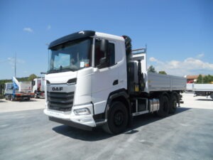 DAF XF 480 CONGRU PALFINGER PK 23002 E CASSONE RIB.LE TRILAT.