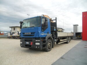 IVECO STRALIS AD260S33Y-FS CON GRU COPMA 130.3S + CASSONE FISSO